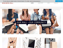 Tablet Screenshot of newbernmall.com